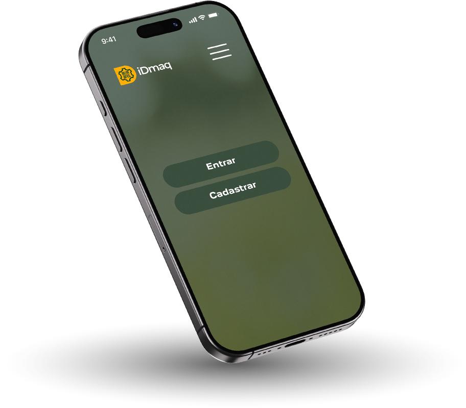 Telefone com área de login iDmaq